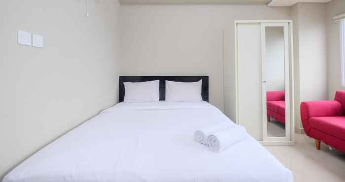 Bedroom Best Deal Studio Apartment at Royal Sentul Park By Travelio