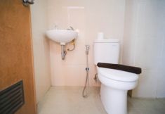 In-room Bathroom 3 Comfy and Good Deals Studio at Bale Hinggil Apartment By Travelio