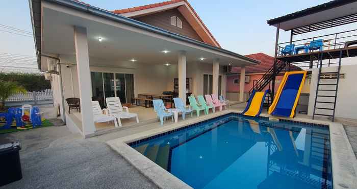 Sảnh chờ Family POOL VILLA CHAAM