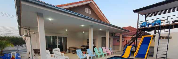 ล็อบบี้ Family POOL VILLA CHAAM