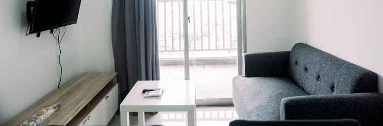 Lobi Homey and Comfort 2BR Belmont Residence Puri Apartment By Travelio