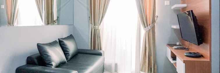 Lobi Comfort and Simply Stay 2BR at Belmont Residence Puri Apartment By Travelio