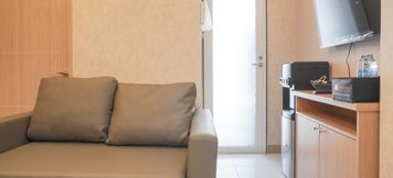 Lobby 3 Homey 2BR Apartment at Tokyo Riverside PIK 2 By Travelio