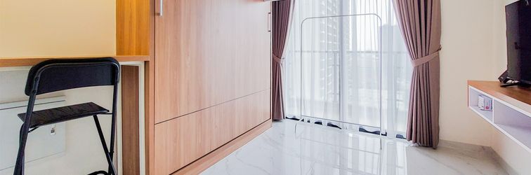 Lobby Cozy Living Studio Sky House BSD Apartment By Travelio