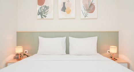 ห้องนอน 2 Homey and Scenic 1BR Gold Coast Apartment near PIK By Travelio