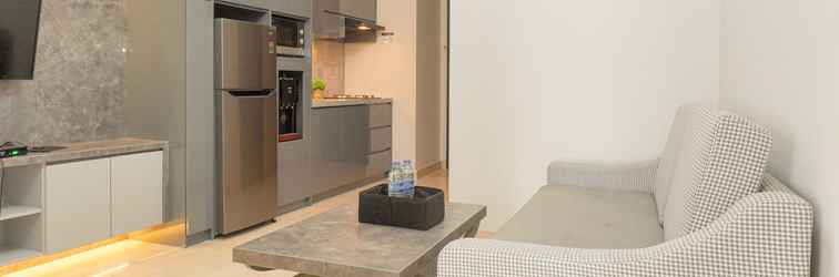 Lobi Comfortable and Gorgeous 1BR Sudirman Suites Apartment By Travelio
