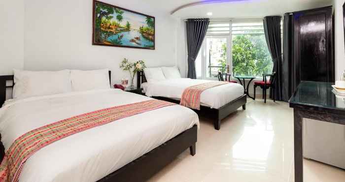 Phòng ngủ Saigon Pink Hotel
