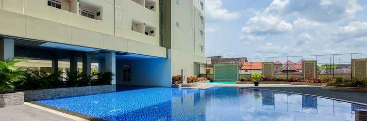 ล็อบบี้ Modern and Comfy Studio (No Kitchen) at Loftvilles City Apartment By Travelio