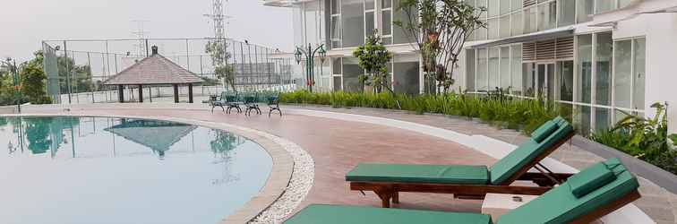 Lobi Modern Classic Studio Apartment at Majestic Point Serpong By Travelio