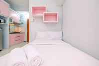 Bedroom Cozy and Homey Studio Room Taman Melati Margonda Apartment By Travelio