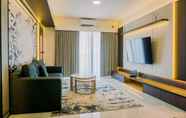 Lobby 3 Comfy and Big Spacious 3BR at Sky House BSD Apartment By Travelio