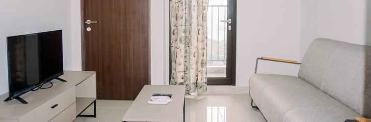 Lobi Homey and Comfort 2BR at Transpark Bintaro Apartment By Travelio