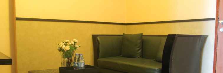 Lobby Warm 1BR (No Kitchen) at Marbella Suites Dago Pakar Apartment Bandung By Travelio