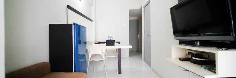 Lobi Homey and Simple 2BR at Dian Regency Apartment By Travelio