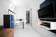 Lobi Homey and Simple 2BR at Dian Regency Apartment By Travelio