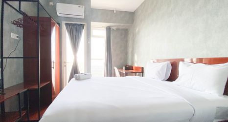 Bedroom 2 Good Choice and Homey Studio at Amartha View Apartment By Travelio