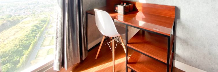 Lobby Good Choice and Homey Studio at Amartha View Apartment By Travelio