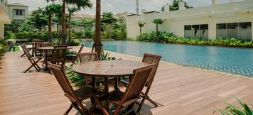 Swimming Pool 6 Comfort and Best Deal Studio Citra Living Apartment By Travelio