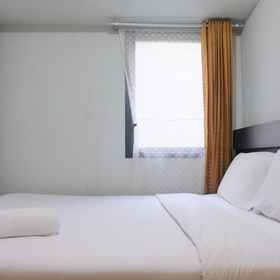 Bedroom 1 Edgy 2BR at Gateway Ahmad Yani Cicadas Apartment by Travelio, Hotel Masjid Jami Al Mukhtar
