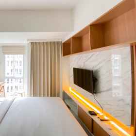 Bedroom 1 Compact and Nice Studio at Tokyo Riverside PIK 2 Apartment By Travelio, Kart.inc at Entertainment District PIK 2 Hotels