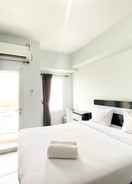BEDROOM Cozy and Best Deal Studio Tamansari Mahogany Karawang Apartment By Travelio