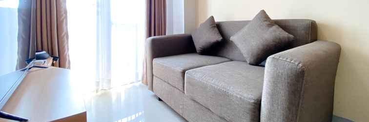 Lobby Homey and Cozy Stay 1BR Vasanta Innopark Apartment By Travelio
