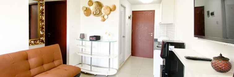 Lobi Combined 2BR Sayana Bekasi Apartment By Travelio