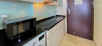 Others 3 Minimalist and Best Choice Studio Room Menteng Park Apartment By Travelio