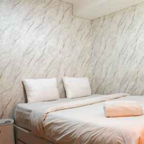 Bedroom 1 Homey and Warm 2BR at Sentraland Cengkareng Apartment By Travelio, Jackson Park Hotels