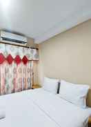 BEDROOM Homey and Comfort Studio Skyview Medan Apartment By Travelio
