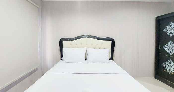 ห้องนอน Comfortable and Best Deal Studio Apartment Skyview Medan near Campus By Travelio