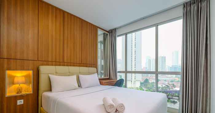 Bedroom Nice and Best Homey 1BR at Ciputra World 2 Apartment By Travelio