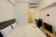 Bedroom New Furnished Studio Room at Tokyo Riverside PIK 2 Apartment By Travelio