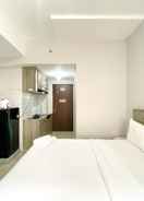 BEDROOM Cozy and Best Deal Studio at Apartment Transpark Juanda Bekasi Timur By Travelio