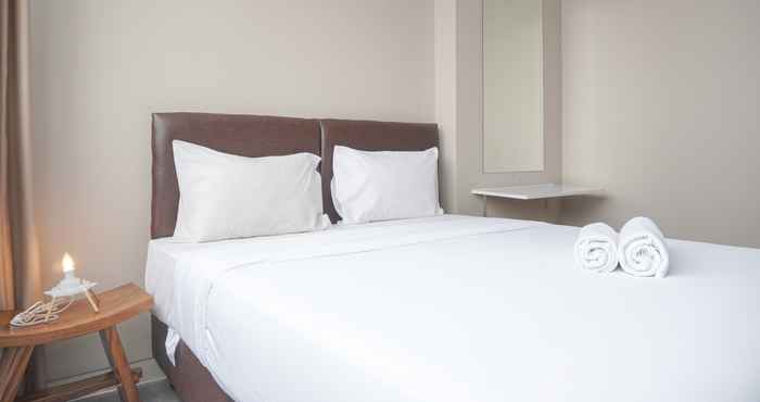 Kamar Tidur Restful and Good Deal 1BR Ciputra International Apartment By Travelio