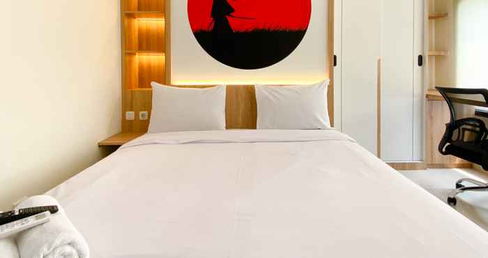 Bilik Tidur Simply Look Studio Room at Pollux Chadstone Apartment By Travelio