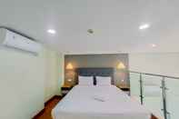Bedroom Big Studio Loft Apartment at The Reiz Suites Medan By Travelio