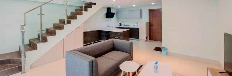 Lobi Big Studio Loft Apartment at The Reiz Suites Medan By Travelio