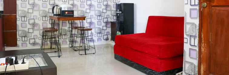 Lobi Homey and Good Deal 2BR Apartment Mediterania Palace Residences By Travelio