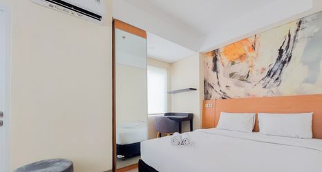 Bedroom 2 Comfort and Homey Studio Room Apartment at B Residence By Travelio