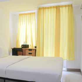 Bedroom 1 Tidy and Compact Studio at Tokyo Riverside PIK 2 Apartment By Travelio, Hotel CSCODS Nice Project PIK 2