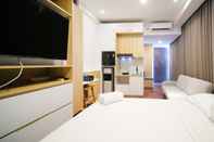 Bedroom Cozy and New Japanese Studio at The City Square Surabaya Apartment By Travelio