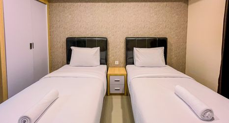 Bedroom 2 Cozy and Best Deal Studio De Prima Apartment By Travelio