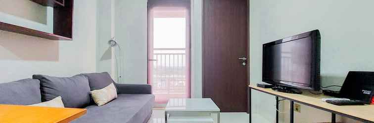 Lobby Comfort 1BR Apartment at Transpark Bintaro By Travelio