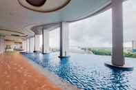 Swimming Pool Comfort 1BR Apartment at Transpark Bintaro By Travelio