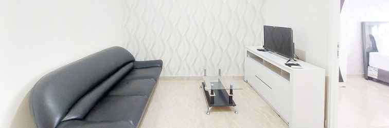 Lobby Comfort Stay and Tidy 1BR at Podomoro City Deli Medan Apartment By Travelio