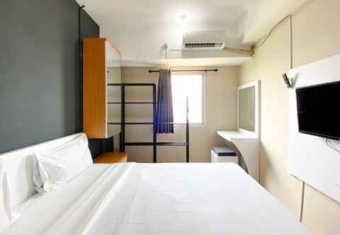 Bedroom Cozy Stay 1BR Apartment at Mont Blanc Bekasi By Travelio