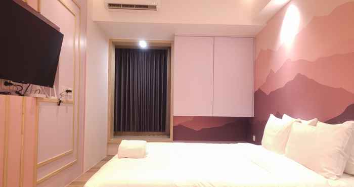 ห้องนอน Pinky Rose @ Anderson Apartemen 