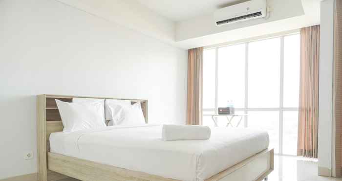 Kamar Tidur Relaxing Studio H Residence Apartment By Travelio