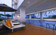 Swimming Pool 7 Cozy Stay Studio at Apartment at H Residence By Travelio